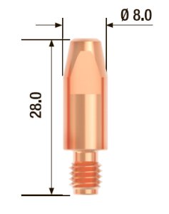 FUBAG Контактный наконечник M6 X 28мм ECU1.2мм/.045 дюйма (10 шт.) в Уфе фото