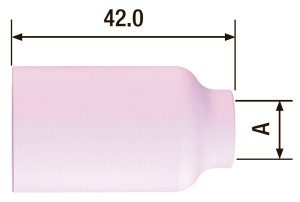 FUBAG Сопло керамическое для газовой линзы №7 ф11 FB TIG 17-18-26 (2 шт.) в Уфе фото