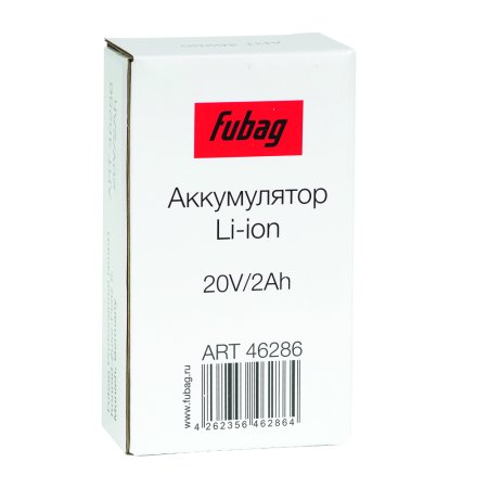 Аккумуляторная батарея FLI5S1P1202 Li-ion к бензиновым газонокосилкам FUBAG с электростартером и минирайдеру (20V/2Ah) в Уфе фото
