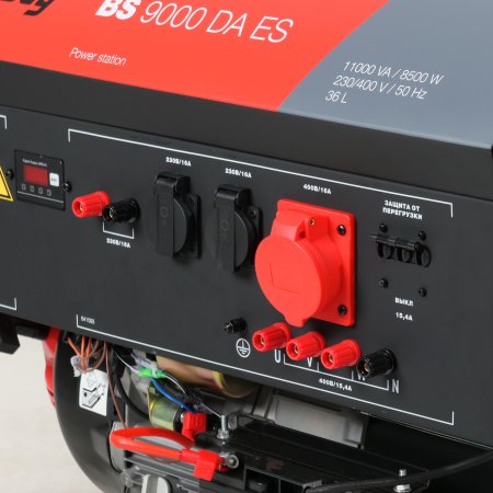 Бензиновый генератор FUBAG BS 9000 DA ES (трехфазный) с электростартером и коннектором автоматики в Уфе фото