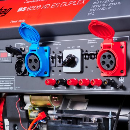 Бензиновый генератор FUBAG BS 8500 XD ES DUPLEX для одно и трехфазного режимов работы в Уфе фото