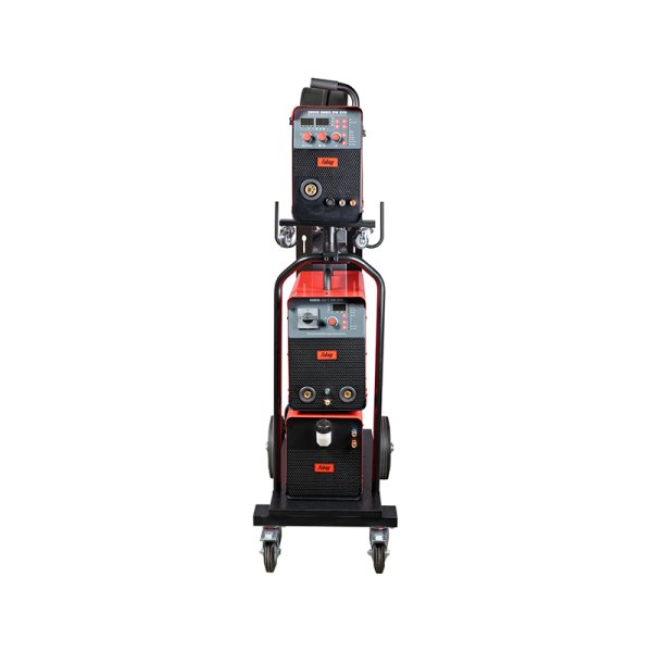 Полуавтомат сварочный FUBAG INMIG 500T DW SYN + подающий механизм DRIVE INMIG DW SYN + шланг-пакет 5 метров 70 мм2 14 pol с жидкостным охлаждением для INMIG 500T DW SYN + горелка FB 500 3m + блок жидкостного охлаждения Cool 70 + тележка для аппаратов в Уфе фото