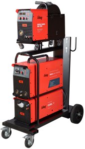 Сварочный полуавтомат INMIG 500T DW SYN + Подающий механизм DRIVE INMIG DW SYN + Шланг-пакет 5 м + Горелка FB 500 3 м + Блок жидкостного охлаждения + Тележка в Уфе фото