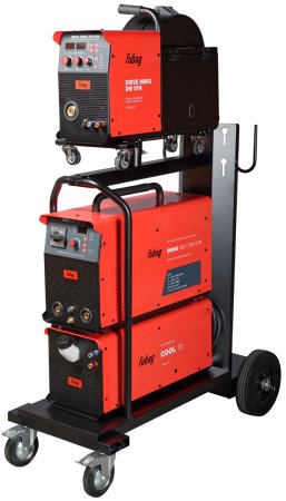 Сварочный полуавтомат INMIG 500T DW SYN + Подающий механизм DRIVE INMIG DW SYN + Шланг-пакет 5 м + Горелка FB 500 3 м + Блок жидкостного охлаждения + Тележка в Уфе фото