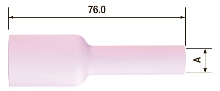 FUBAG Сопло керамическое для газовой линзы №6L ф10 FB TIG 17-18-26 (2 шт.) в Уфе фото