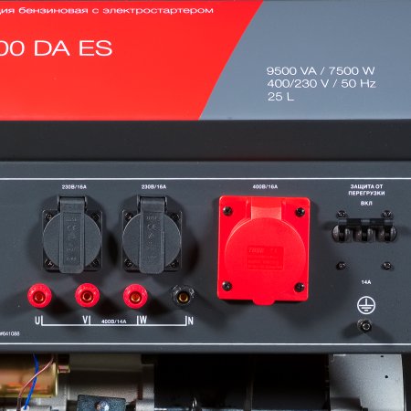 Бензиновый генератор FUBAG BS 8000 DA ES (трехфазный) с электростартером и коннектором автоматики в Уфе фото