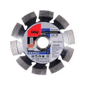 Алмазный отрезной диск FUBAG Universal Extra D125 мм/ 22.2 мм в Уфе фото
