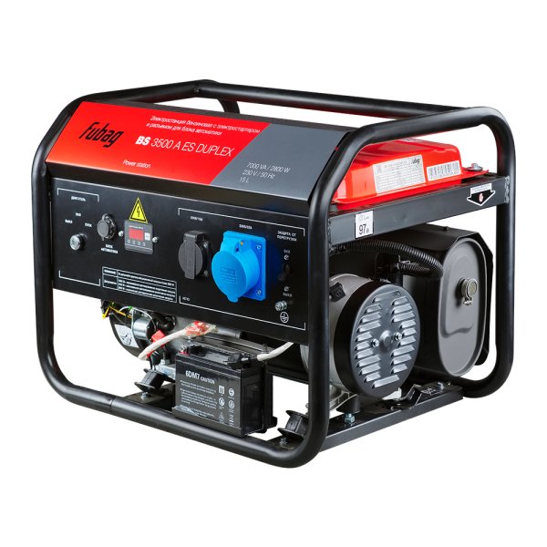Бензиновый генератор FUBAG BS 3500 A ES DUPLEX в Уфе фото